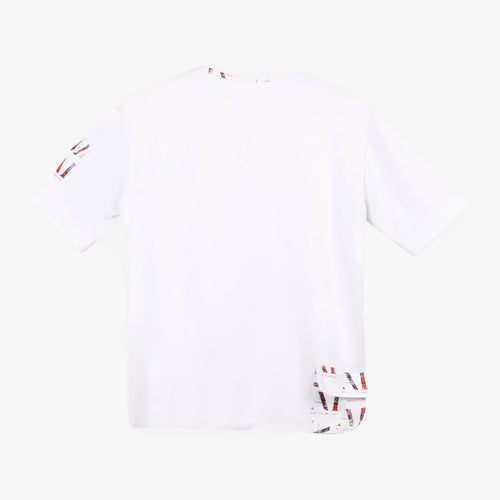 Short Sleeve White Tunic
