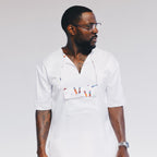 Short Sleeve White Tunic